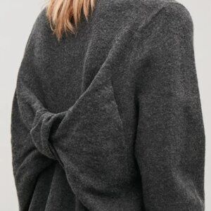 COS Bow Detailed Wool Sweater